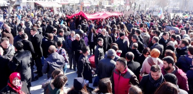 Aksaray’da Özgecan Yürüyüşü