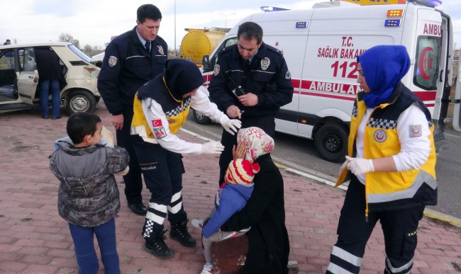 Aksaray’da Trafik kazası 6 yaralı