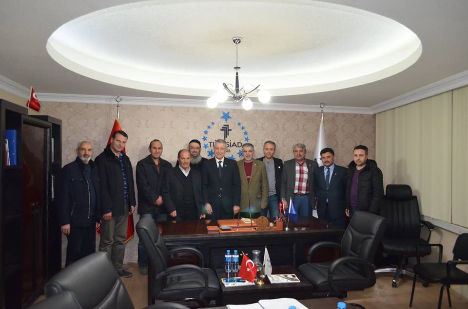 Aday adayı Çalışkan TÜMSİAD’ı ziyaret etti