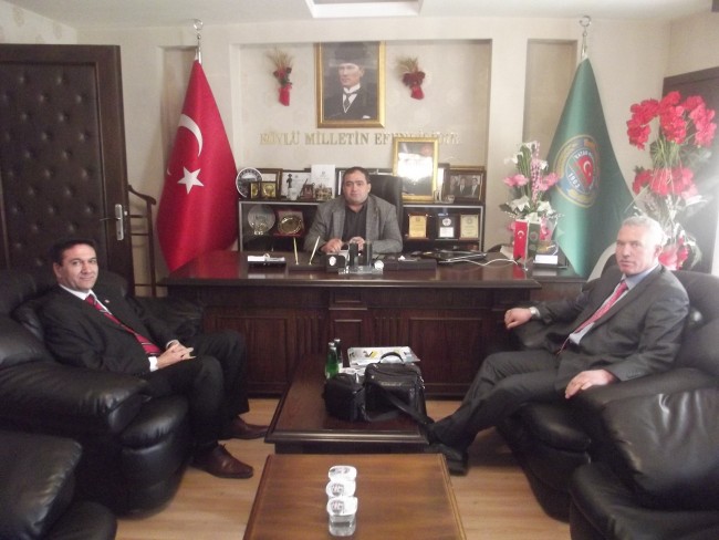 GÜMÜŞSOY, Ziraat Odası Başkanı KOÇAK’ı ziyaret etti