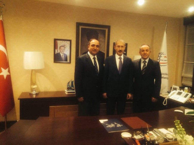 Palta’dan, Ulaştırma Denizcilik ve Haberleşme Bakanına ziyaret