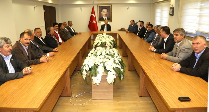 Ziraat Odası Yönetim Kurulu Vali Ataklı’yı ziyaret etti