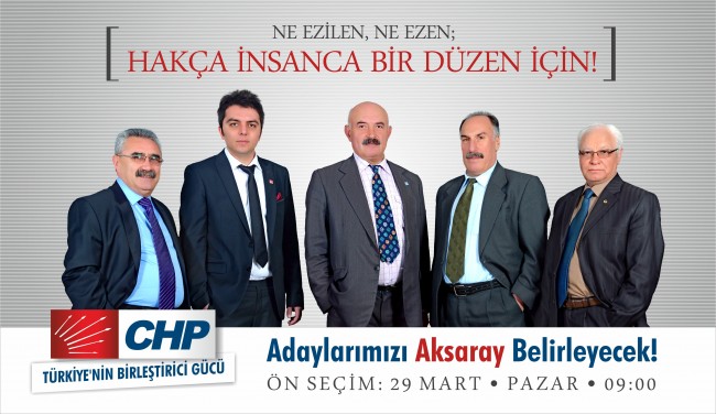 CHP’de Ön Seçim Pazar Günü