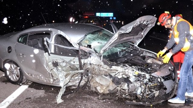 Aksaray’da Kamyonla Otomobil Çarpıştı: 1 Yaralı