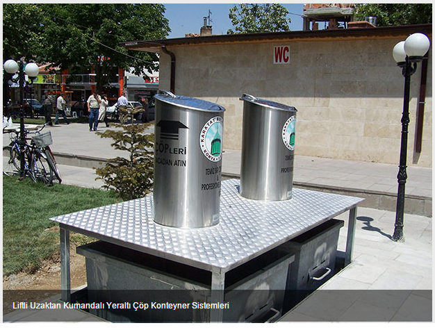 Aksaray Belediyesi, 20 Bölgeye Yeraltı Çöp Konteynırı Yerleştirecek