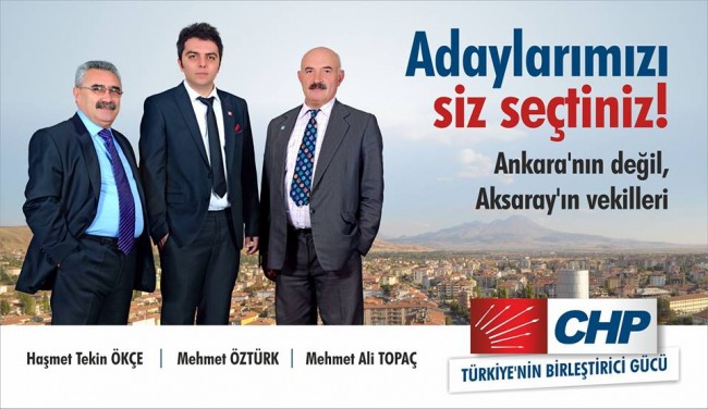 CHP Adaylarını tanıttı