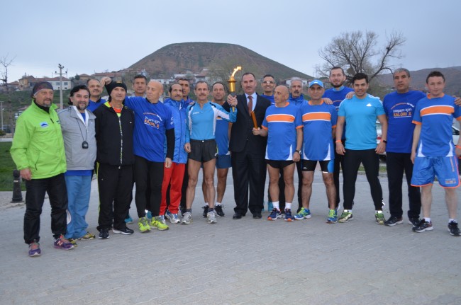 Sağlık için Aksaray da Koştular