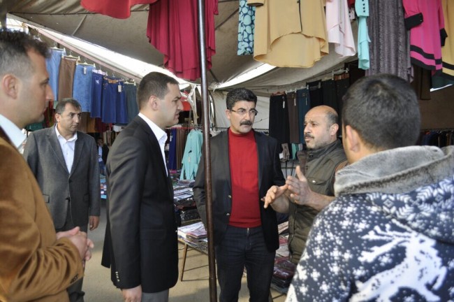 Cumartesi Pazarı Esnafı Yaldır’a İçini Döktü