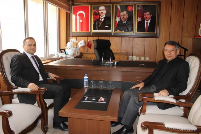 Aksaray İdare Mahkemesi Başkanı, İl Genel Meclisi Başkanı ziyarette bulundu