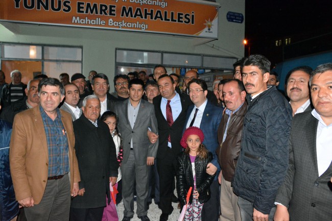 Yunus Emre Mahallesi Ak Parti Seçim İrtibat Bürosu Açıldı