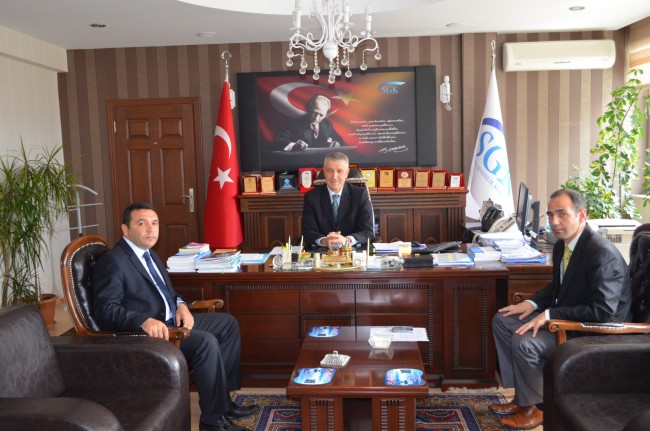 Hastane Yönetiminden Aksaray SGK İl Müdürlüğüne ziyaret