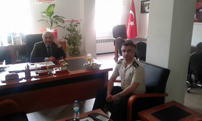 Ortaköy Belediye başkan Yardımcısı Sağlam’a hayırlı olsun ziyareti