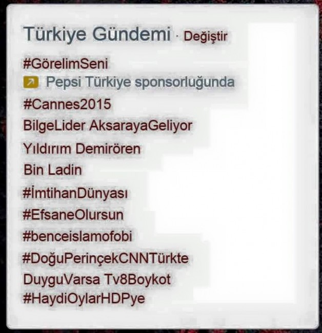 Aksaray MHP Twitter Gündeminin 3. Sırasına Yerleşti !!!