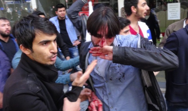 HDP’liler İle Vatandaşlar Birbirine Girdi