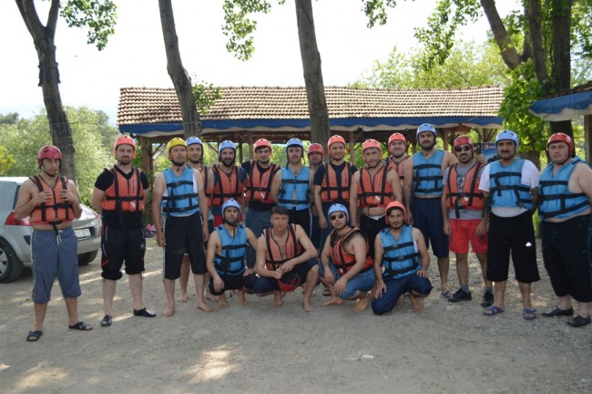 Akted Üyeleri Köprülü Kanyonda Rafting Yaptı