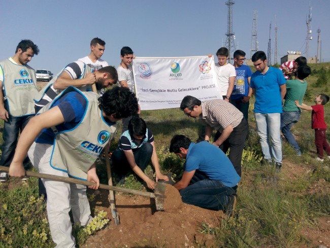 Akçed İzcileri Fidan Dikimi Yaptı