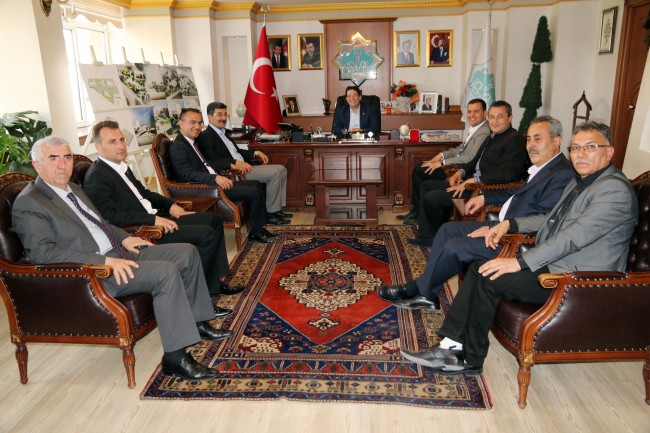 MHP Heyeti Başkan Yazgı’yı ziyaret etti