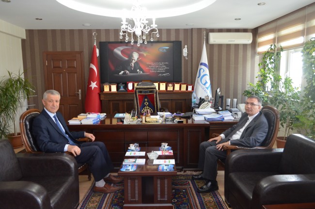 Aksaray Polis Okulu Müdüründen Aksaray SGK İl Müdürlüğüne ziyaret