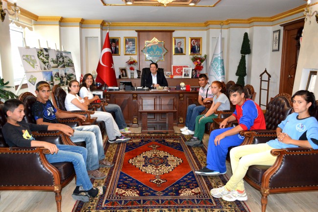 Balıkersirli Özel Sporcular Başkanı Ziyaret Etti