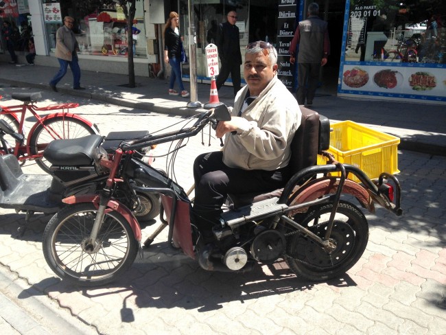 Engelli Vatandaşın Motosikletini Çaldılar