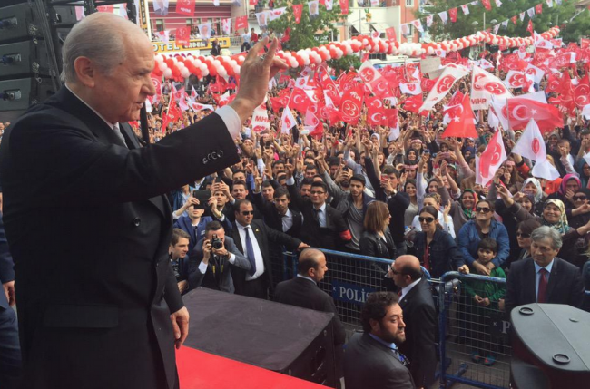 MHP Lideri Bahçeli Aksaray’da