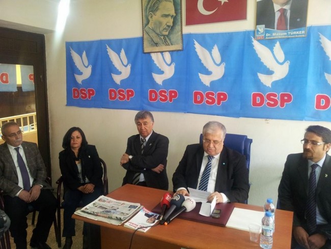 DSP Genel Başkanı Aksaray’da önemli açıklamalar yaptı