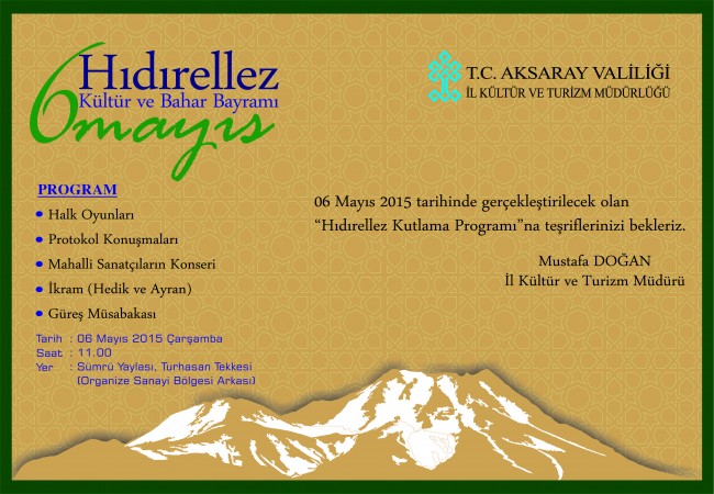 Hıdırellez Coşkusu Sümrü Yaylası’nda