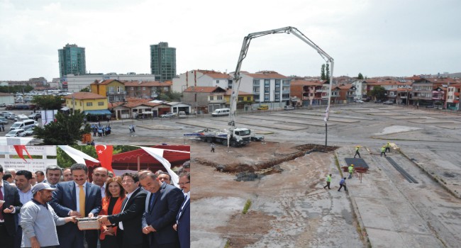 Modern Kapalı Salı Pazarı’nın Temeli Dualarla Atıldı