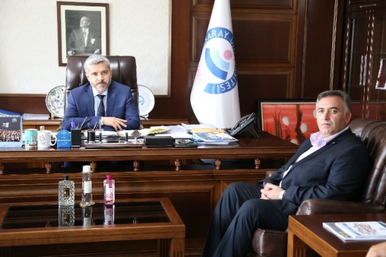 Kayan’dan Rektör Şahin’e Ziyaret
