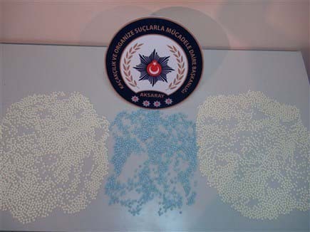 Aksaray’da 5 Bin Adet Uyuşturucu Hap Ele Geçirildi