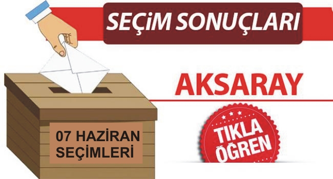 7 Haziran 2015 Aksaray seçim sonuçları