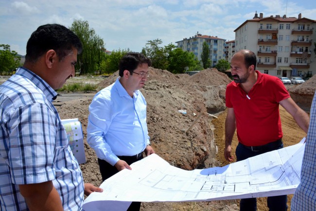 Başkan Yazgı, Çalışmaları  Yerinde İnceledi