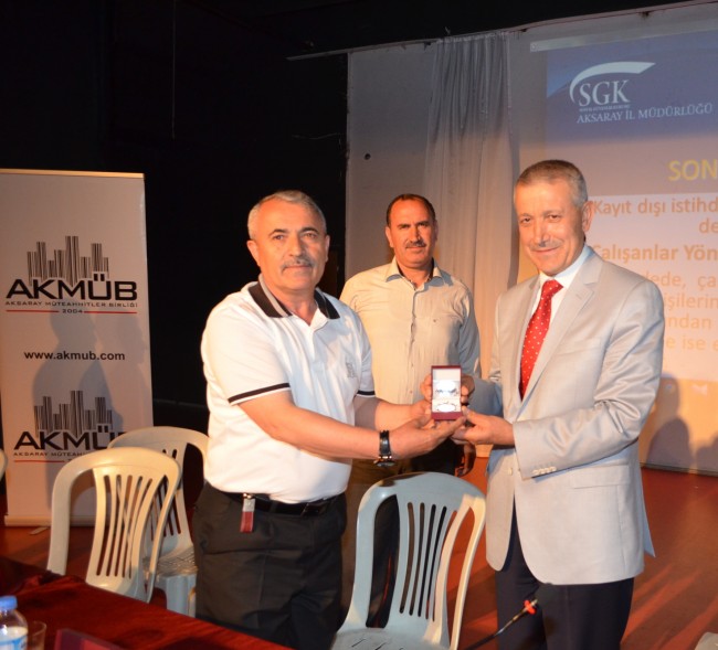 Aksaray SGK’dan Müteahhitlere Kayıt dışı Semineri