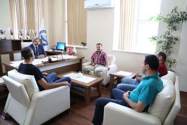 BESYO Müdürü Şahin’e Tebrik Ziyareti