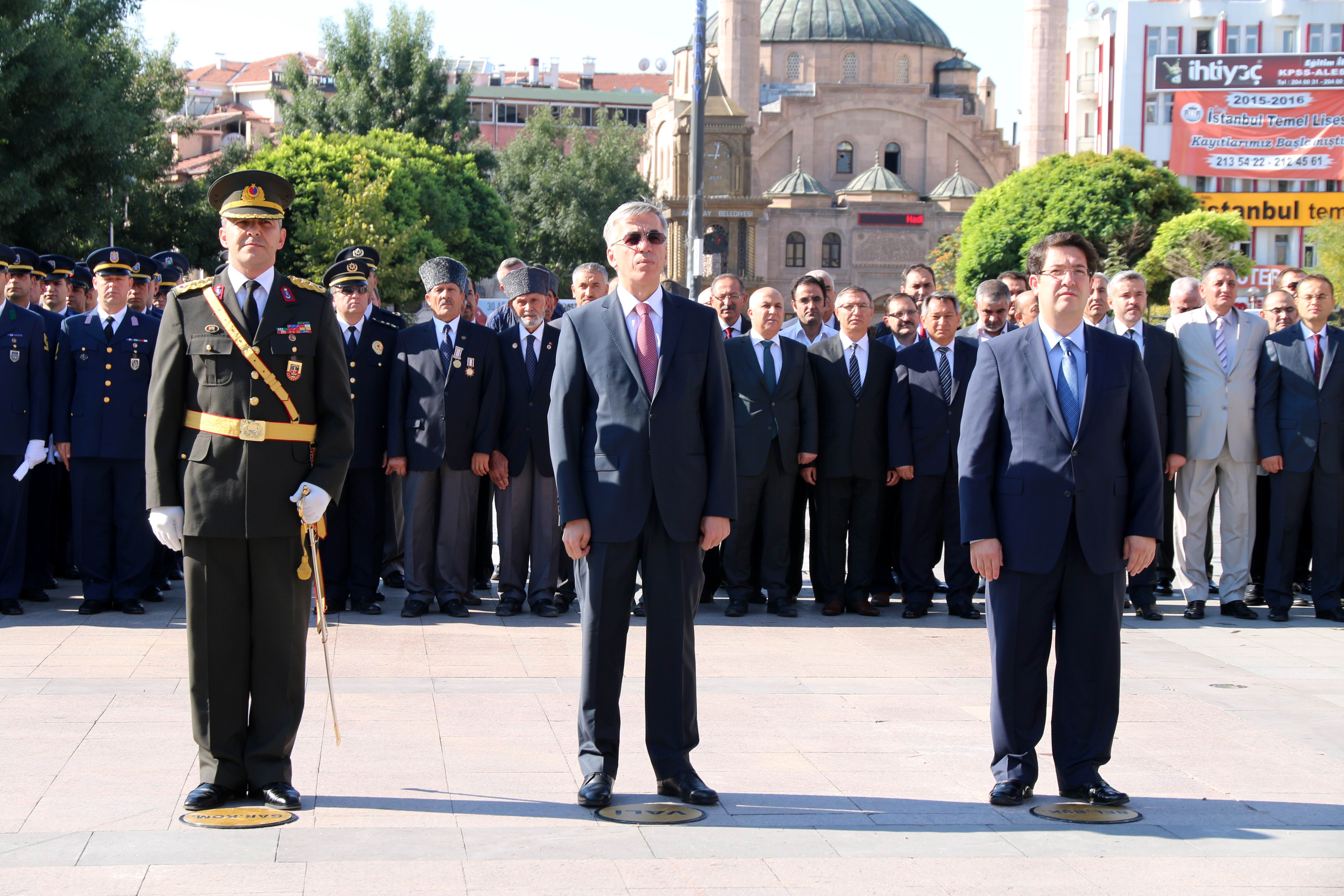 30 Ağustos Zafer Bayramı Aksaray’da Törenle Kutlandı
