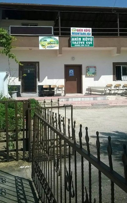 Akin Köyü’ne taziye evi yapıldı