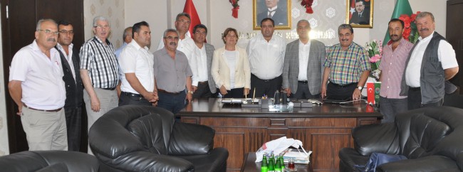 CHP Heyetinden Ziraat Odasına Ziyaret