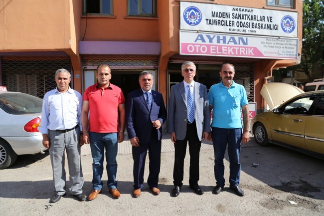 Vali Ataklı Madeni Sanatkarlar Odasını Ziyaret Etti