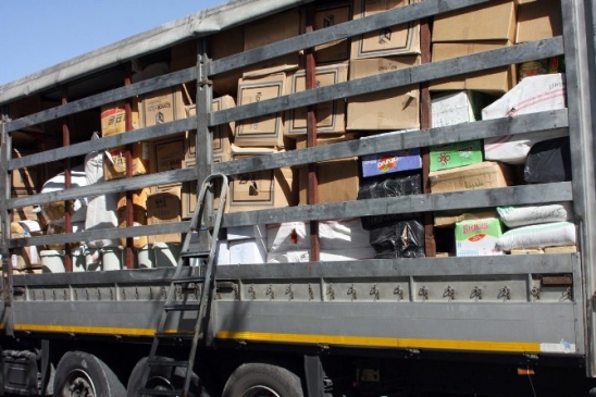 Aksaray’da Tir’da Kaçak Sigara Ele Geçirildi