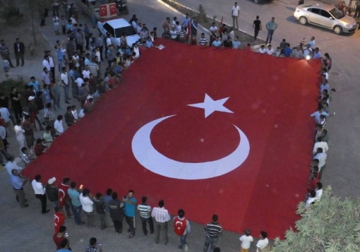 Sultanhanı’da Terörü Lanetledi