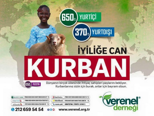 Verenel İle İyiliğe Can  Kurban