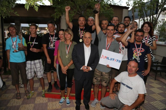 Yamaç Paraşütü Şampiyonası sona erdi