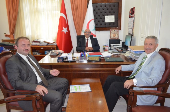 Aksaray SGK İl Müdürü ve Sağlık İl Müdürleri toplantı yaptılar