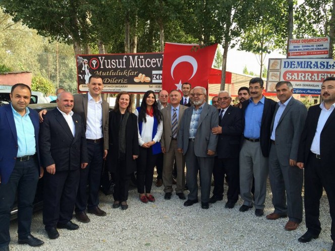 Ortaköy MHP Adaylarını Bağrına Bastı