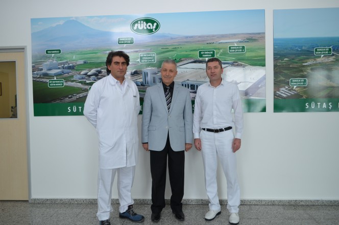 Aksaray SGK’dan Sütaş’a ziyaret