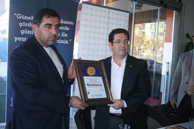 Charlie Chaplin Günebakan Sertifikası aldı