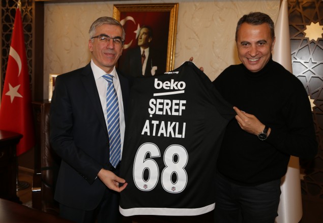 Beşiktaş Spor Kulübü Başkanı Vali Ataklı’yı ziyaret etti