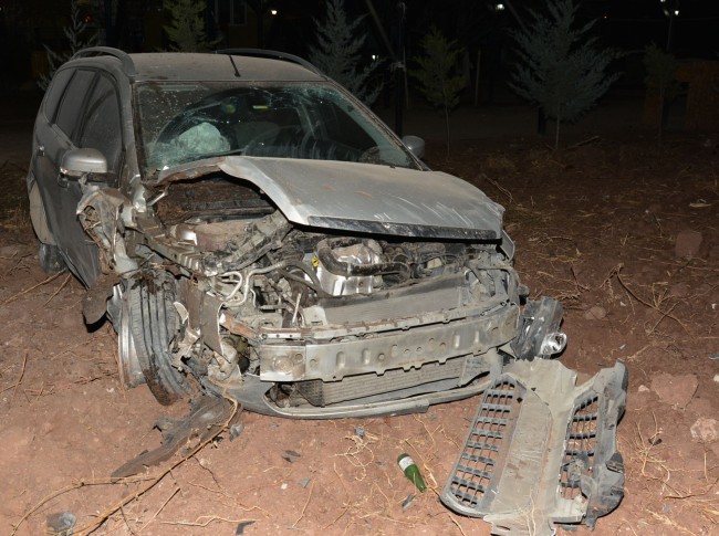 Korkutan Kaza Güvenlik Kamerasına Yansıdı