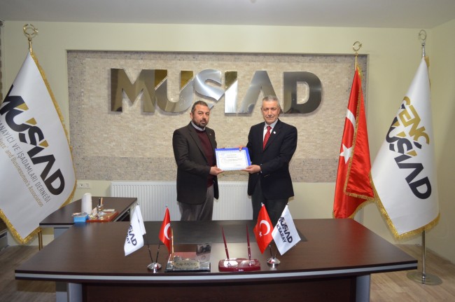 SGK İl Müdürlüğü ile MÜSİAD toplantı yaptı