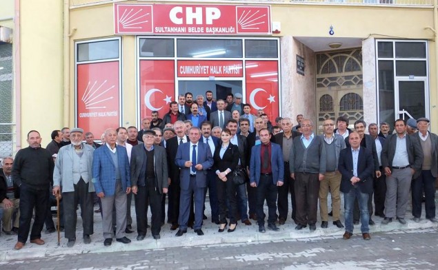 CHP Sultanhanına yeni belde binası açtı